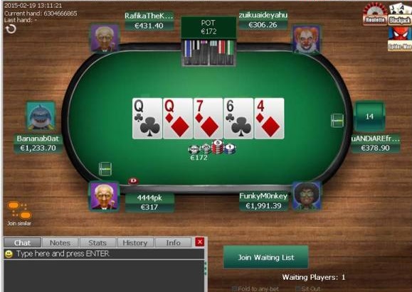 Bet365 Poker Table