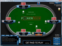 PokerView table